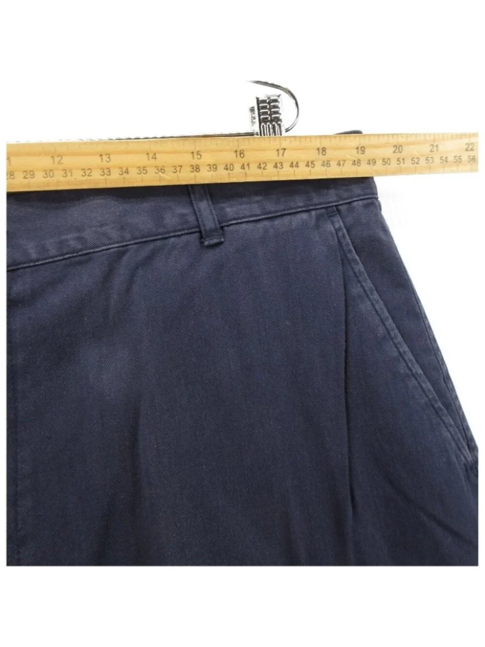 VINTAGE Polo Ralph Lauren Pants 40X34 Navy Cargo Relaxed Chino Utility